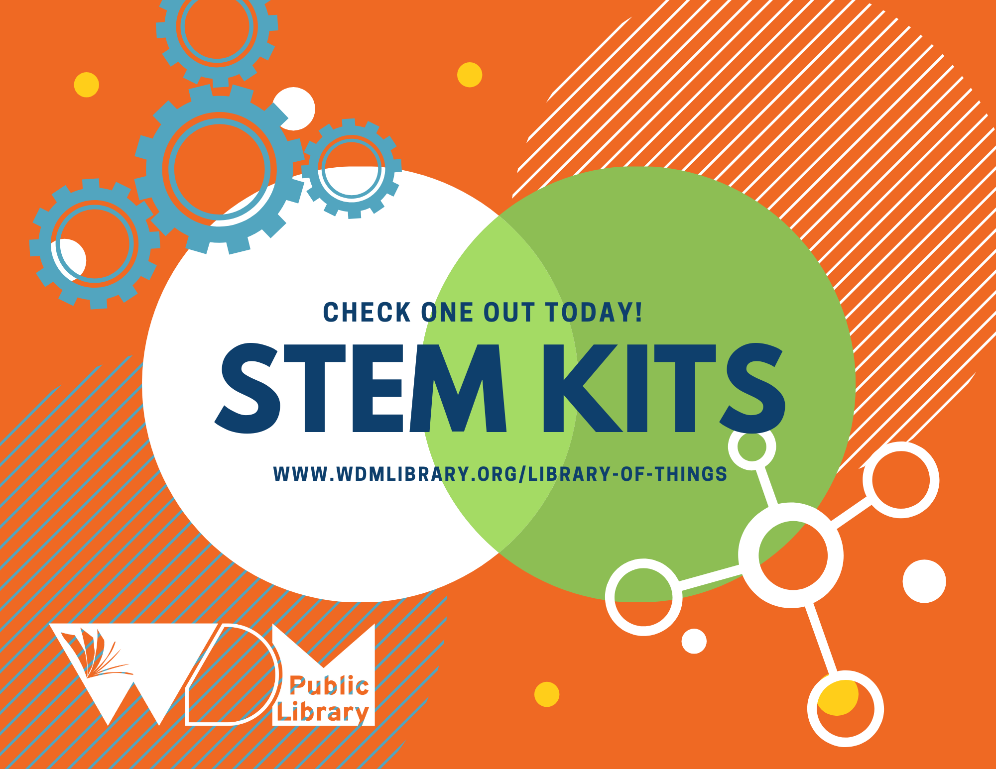STEM Kit Display West Des Moines Public Library
